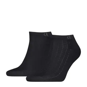 Calvin Klein 2-paar sneakersokken heren - Squares