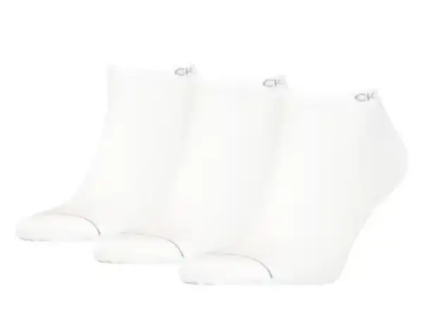 Calvin Klein 3-paar sneaker sokken - Heren - Katoenen enkelsokken die niet afzakken