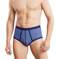 Beeren heren slip met gulp - blauwe streep M2000 Beeren heren slip met gulp - blauwe streep M2000
