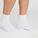 Boru Bamboo 2-pak quarter sokken - Bamboe enkelsokken voor dames en heren - Wit