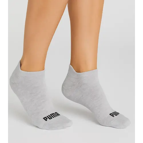 Puma 2 paar dames sneaker sokken - Badstof zool Puma 2 paar dames sneaker sokken - Badstof zool