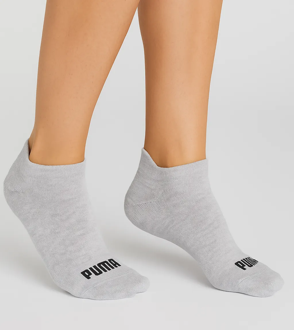 Puma 2 paar dames sneaker sokken - Badstof zool