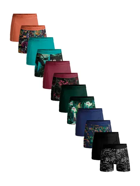 Muchachomalo 12-Pack Heren Boxershort -  Golden - Multipack katoenen heren onderbroeken - Voordeelverpakking muchachomalo onderbroeken