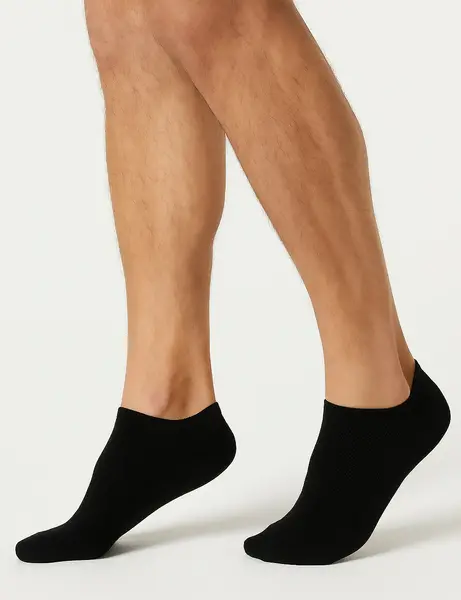 Apollo 3-paar bamboe sneaker sokken - Enkelsokken viscose