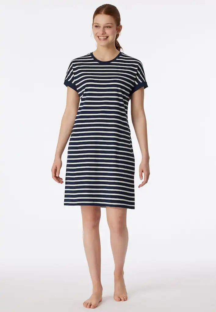 Schiesser Dames Nachthemd korte mouw - NOS