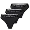 Elle 3-Pack dames tanga strings microfiber