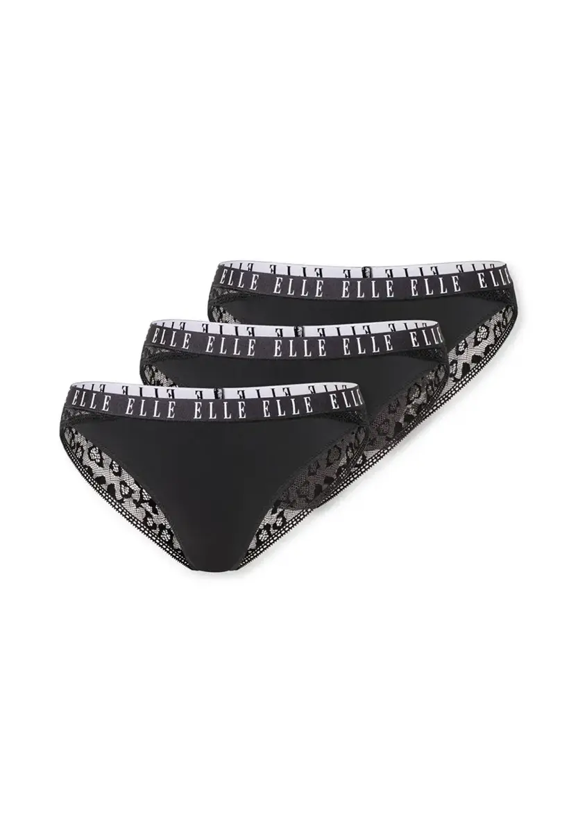 Elle 3-Pack Kanten brazilian slips dames - Lace Elle 3-Pack Kanten brazilian slips dames - Lace