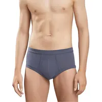 Beeren 2-pak heren slips met gulp antraciet Beeren 2-pak heren slips met gulp antraciet