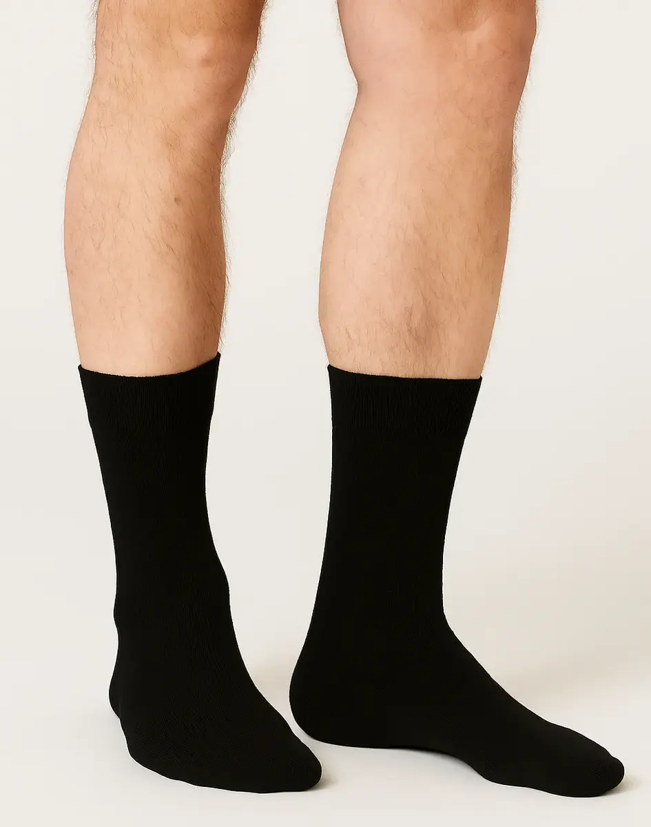 Apollo 3-paar bamboo diabetes sokken - niet knellende boord - Anti knel sokken bamboe