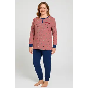 Irresistible dames pyjama lange mouw roze - spring Irresistible dames pyjama lange mouw roze - spring