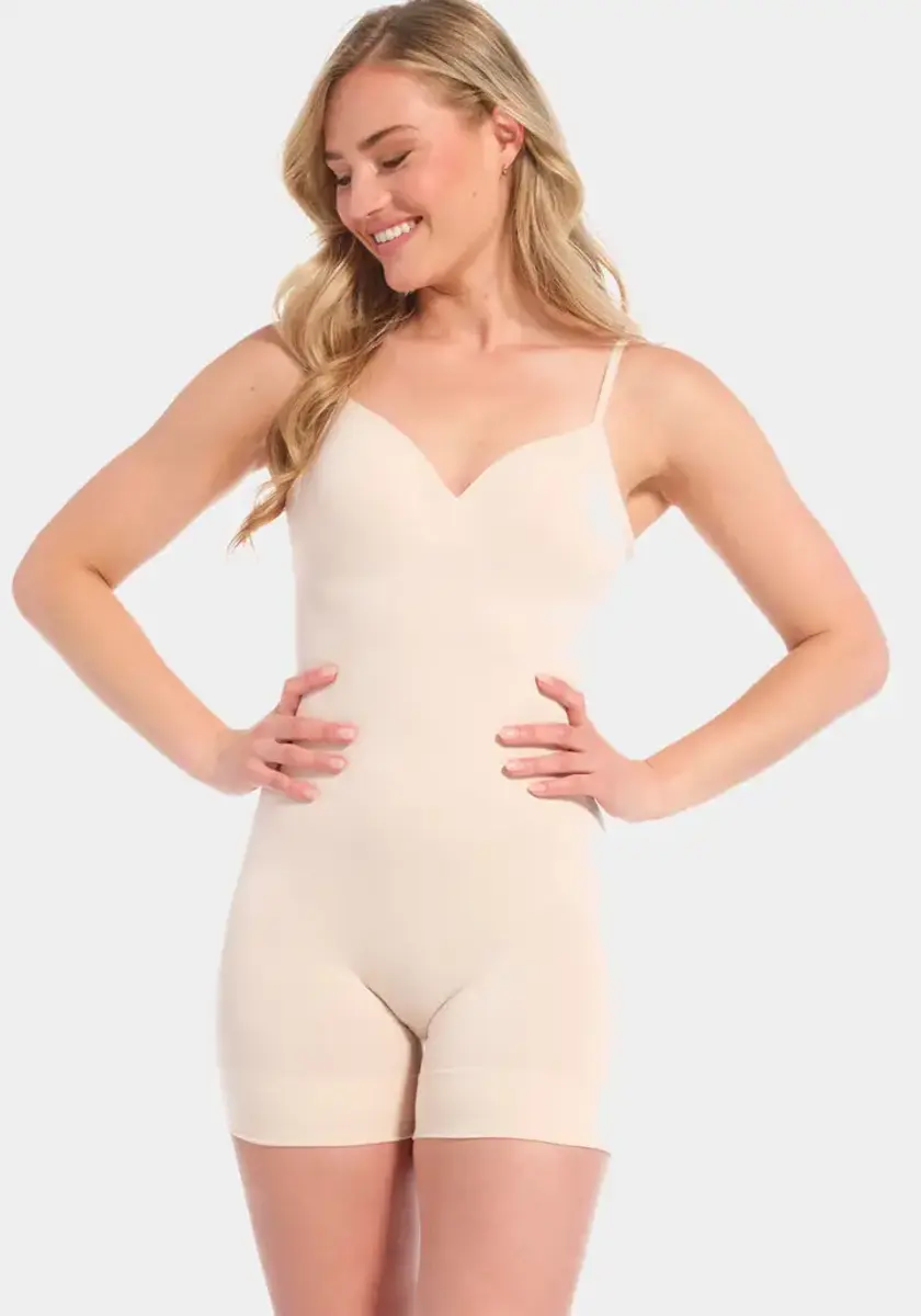 Magic corrigerende bodysuit lage rug - Low back soft bodysuit - Shapewear body met spaghetti bandjes