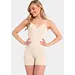 Magic corrigerende bodysuit lage rug - Low back soft bodysuit - Shapewear body met spaghetti bandjes - Huidskleur