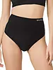 Bamboo Basics 2-pak taille slip naadloos dames - Amy - Hoge bamboe dames onderbroeken zwart