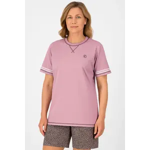 Irresistible dames shortama katoen - Lila Panter Irresistible dames shortama katoen - Lila Panter