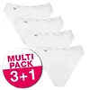 Sloggi 4-pack Basic Tai Slips dames - Hoog opgesneden dames onderbroeken - Wit vrouwen ondergoed