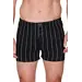 Suaque/Ginosanti wijde heren boxershort - Streep - Losse heren boxershort katoen - Zwart