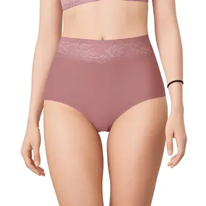 J&C Kanten dames taille slip - Invisible - Naadloos dames ondergoed dat niet doorschijnt