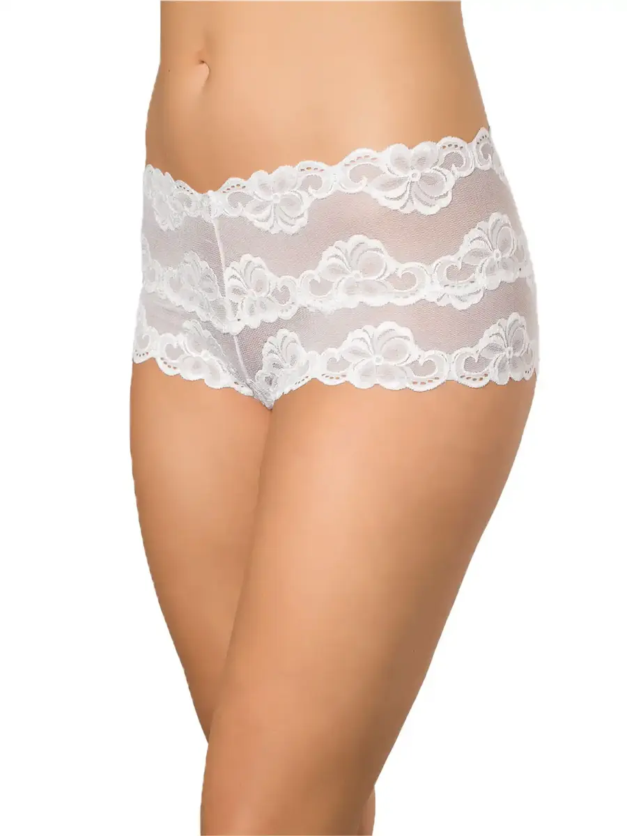 Nina von C dames kanten hipster - Floral - Kanten dames heup ondergoed - Katoenen kruisje Nina von C dames kanten hipster - Floral - Kanten dames heup ondergoed - Katoenen kruisje