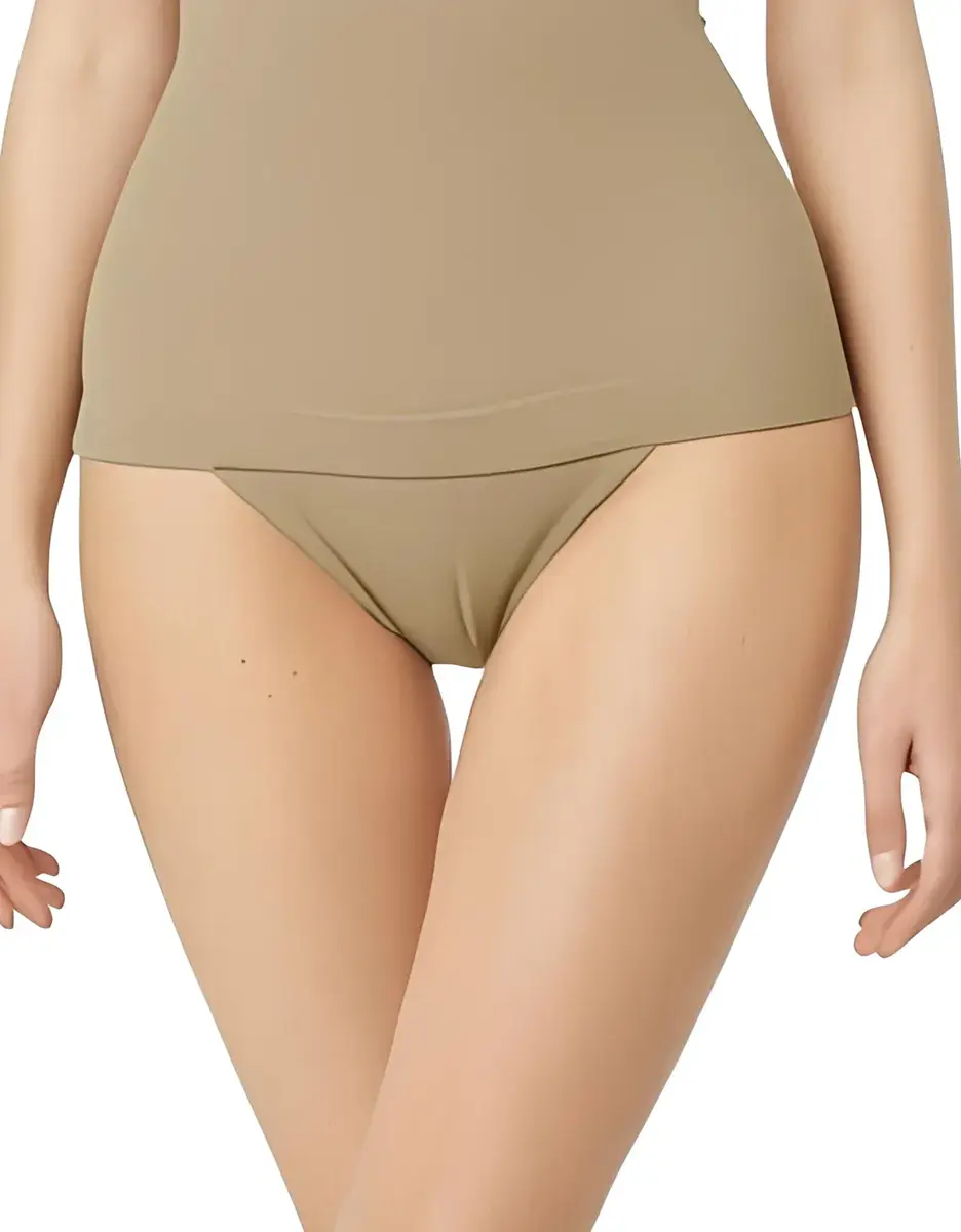 J&C  corrigerende stringband - buikcorrectie - Shapewear buik - zwart - beige