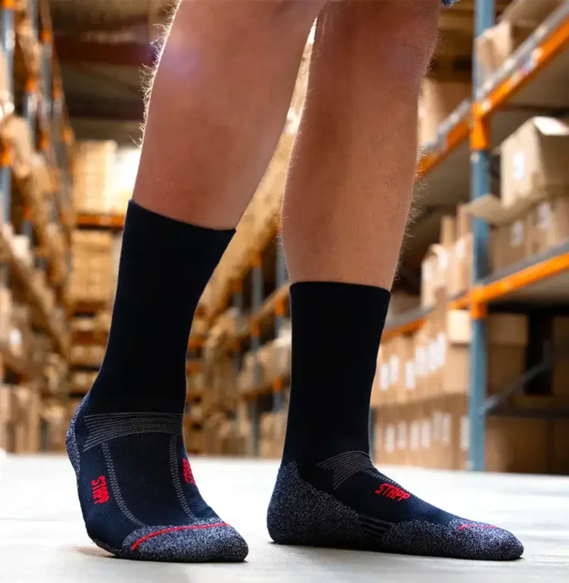 Stapp sokken 3-paar Coolmax Boston Thermo - Merino wollen warme winter sokken - Badstof zool