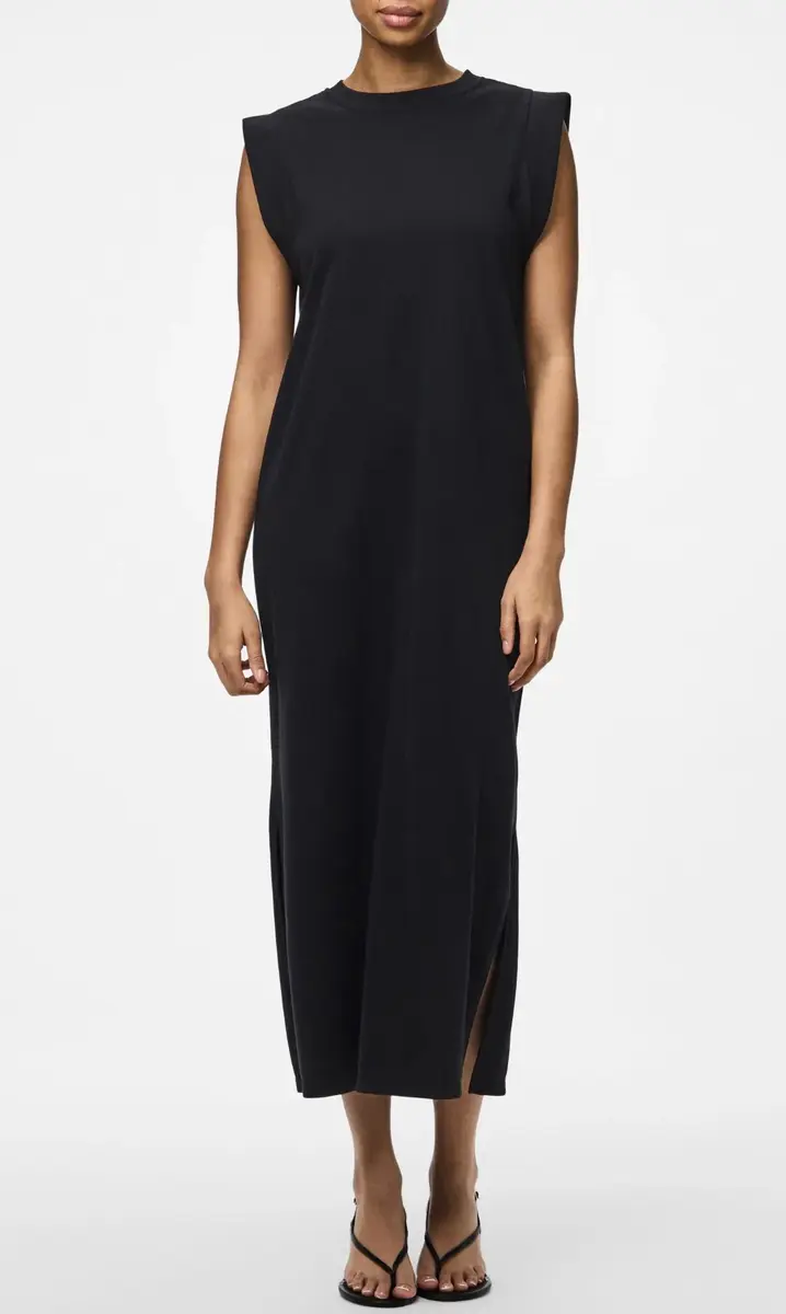 Pieces PCCHILLI Summer Sweat Dress - Loungewear Dress - Lang katoenen dames nachthemd