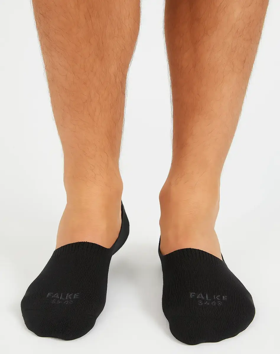 FALKE 3-paar Step High - heren footies met anti slip - Kousenvoetjes die niet afzakken - Sokken voor in loafers katoen