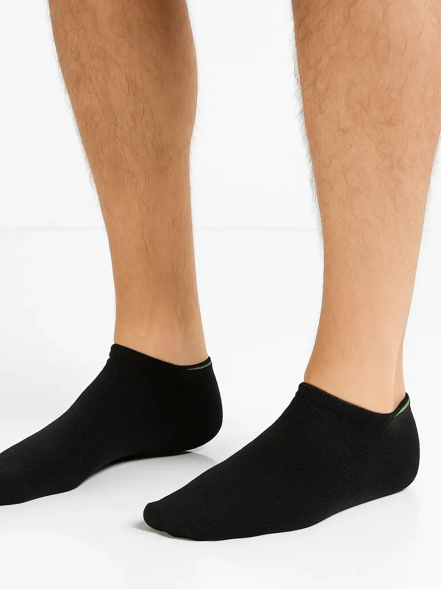 Bamboo Basics 3-paar sneaker sokken DANI - Unisex - Bamboe enkelsokken voor dames en heren