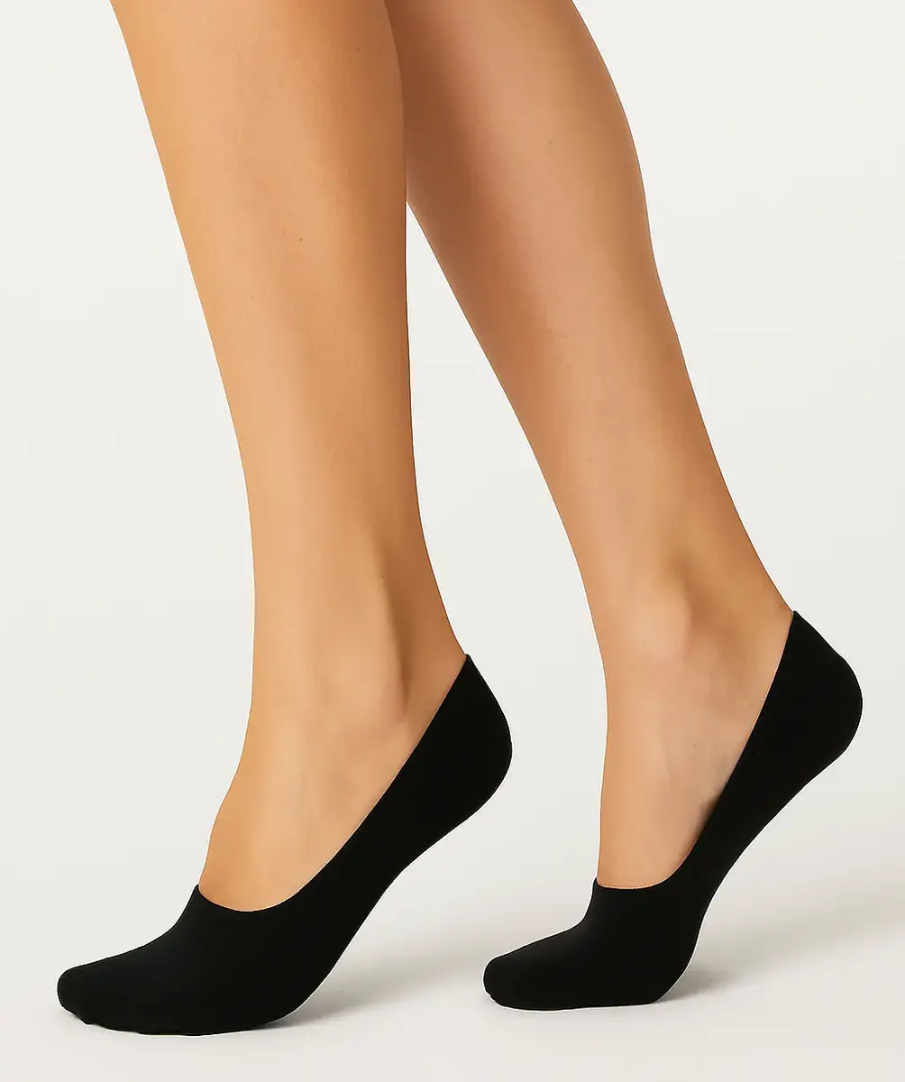 Teckel 1-paar onzichtbare Footies - Kousenvoetjes met siliconen randje - Extra lage sneakersokken Teckel 1-paar onzichtbare Footies - Kousenvoetjes met siliconen randje - Extra lage sneakersokken