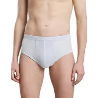 Beeren 2-pak heren slips met gulp - M500 grijsmellee Beeren 2-pak heren slips met gulp - M500 grijsmellee