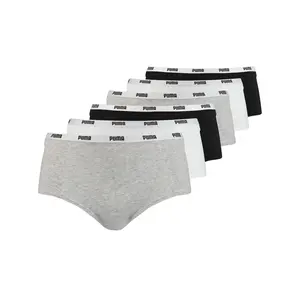 Puma 6-Pack dames hipsters - Multipack katoenen dames onderbroeken - Vrouwen ondergoed Puma 6-Pack dames hipsters - Multipack katoenen dames onderbroeken - Vrouwen ondergoed