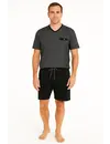 Paul Hopkins Heren shortama - Katoen - Classic black