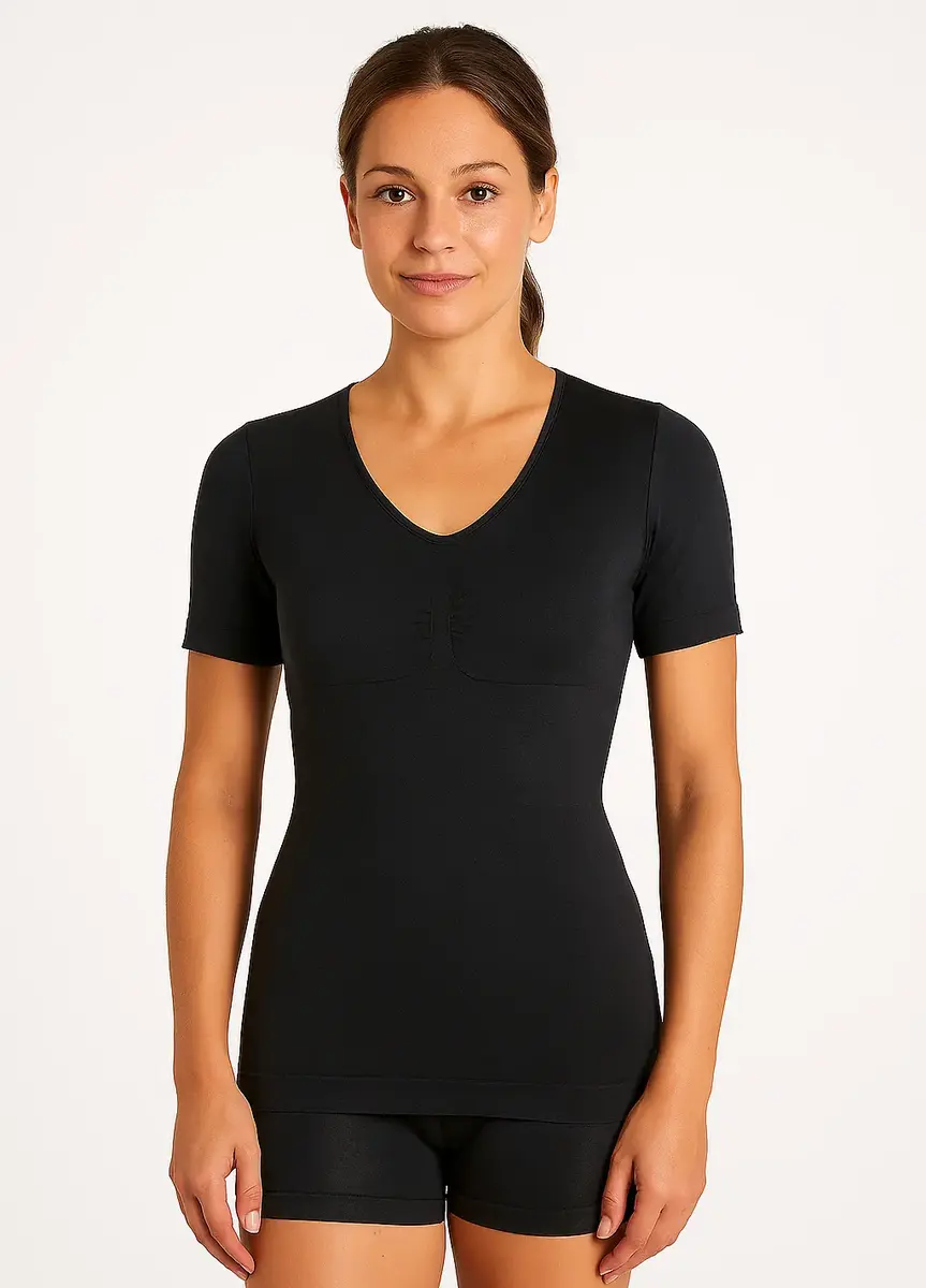 J&C corrigerend T-shirt korte mouw - Buik Corrigerend ondershirt