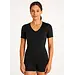 J&C corrigerend T-shirt korte mouw - Buik Corrigerend ondershirt - Zwart