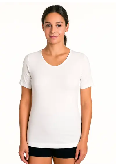 HL-tricot dames T-shirt korte mouw Timeless HL-tricot dames T-shirt korte mouw Timeless