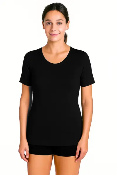 HL-tricot dames T-shirt korte mouw Timeless - 100% katoenen vrouwen ondershirt - Naadloos HL-tricot dames T-shirt korte mouw Timeless - 100% katoenen vrouwen ondershirt - Naadloos