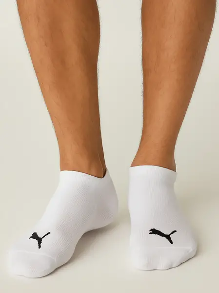 Puma 3-Paar Sneaker sokken - Katoen - Invisible - Lage enkelsokken voor dames en heren Puma 3-Paar Sneaker sokken - Katoen - Invisible - Lage enkelsokken voor dames en heren