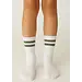 Name it kinder sportsokken - Alma - Katoenen sokken met streep voor jongens en meisjes - Donkergroen