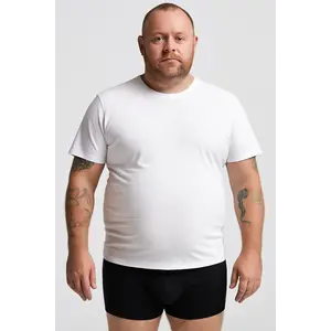 Ceceba 2-pak heren Ondershirts - Grote maten T-shirts - Konvex - Voor een dikke buik Ceceba 2-pak heren Ondershirts - Grote maten T-shirts - Konvex - Voor een dikke buik