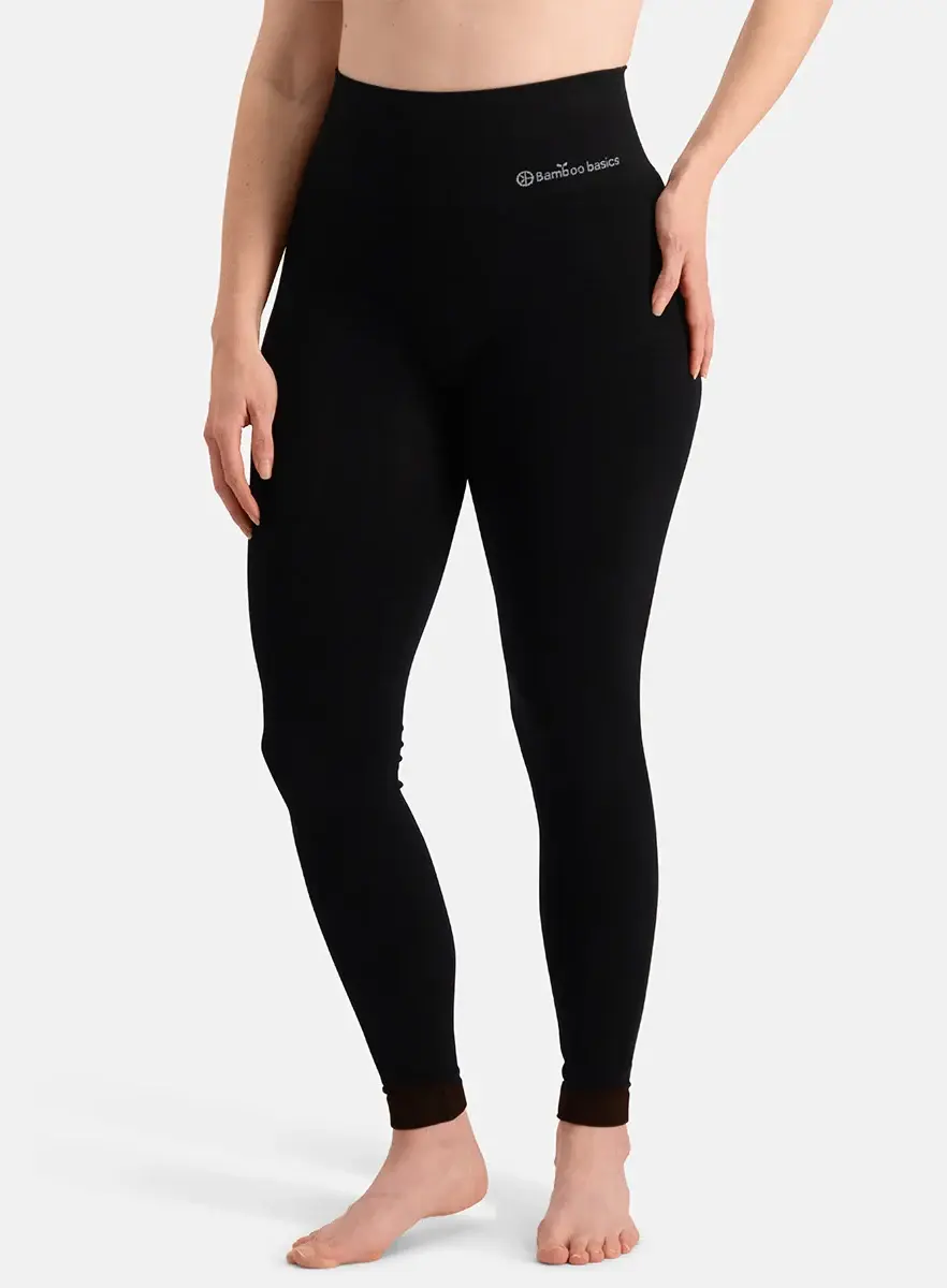Bamboo Basics naadloze legging dames - Claire - Comfortabele bamboe legging zwart