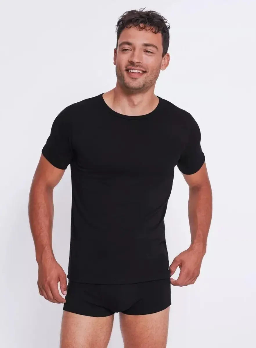 Sloggi 2-pack Go Abc heren T-shirts Korte mouw - Ronde hals - Mannen ondershirt elastisch katoen -