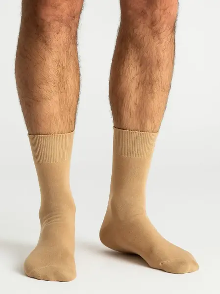 Basset heren katoenen sokken 1 paar - Naadloze sokken - Zachte kousen - zwart, blauwe, huidskleur - Witte sokken Basset heren katoenen sokken 1 paar - Naadloze sokken - Zachte kousen - zwart, blauwe, huidskleur - Witte sokken