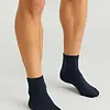 FALKE 2-paar Happy heren sneaker/quarter sokken - Katoenen enkelsokken mannen