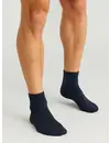 FALKE 2-paar Happy heren sneaker/quarter sokken - Katoenen enkelsokken mannen