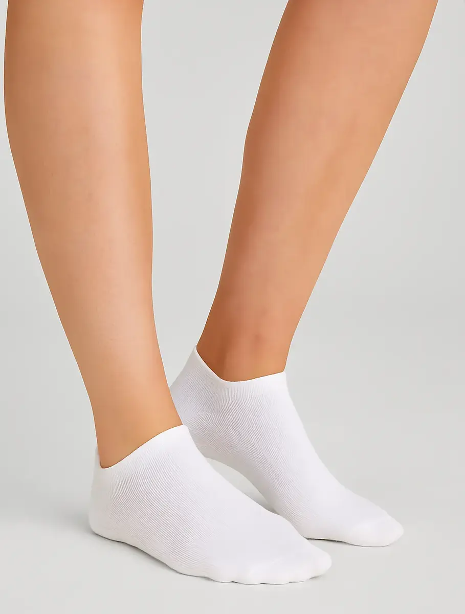 BENYSØN 6-paar Bamboe sneakersokken - Naadloos - Enkelsokken voor dames en heren