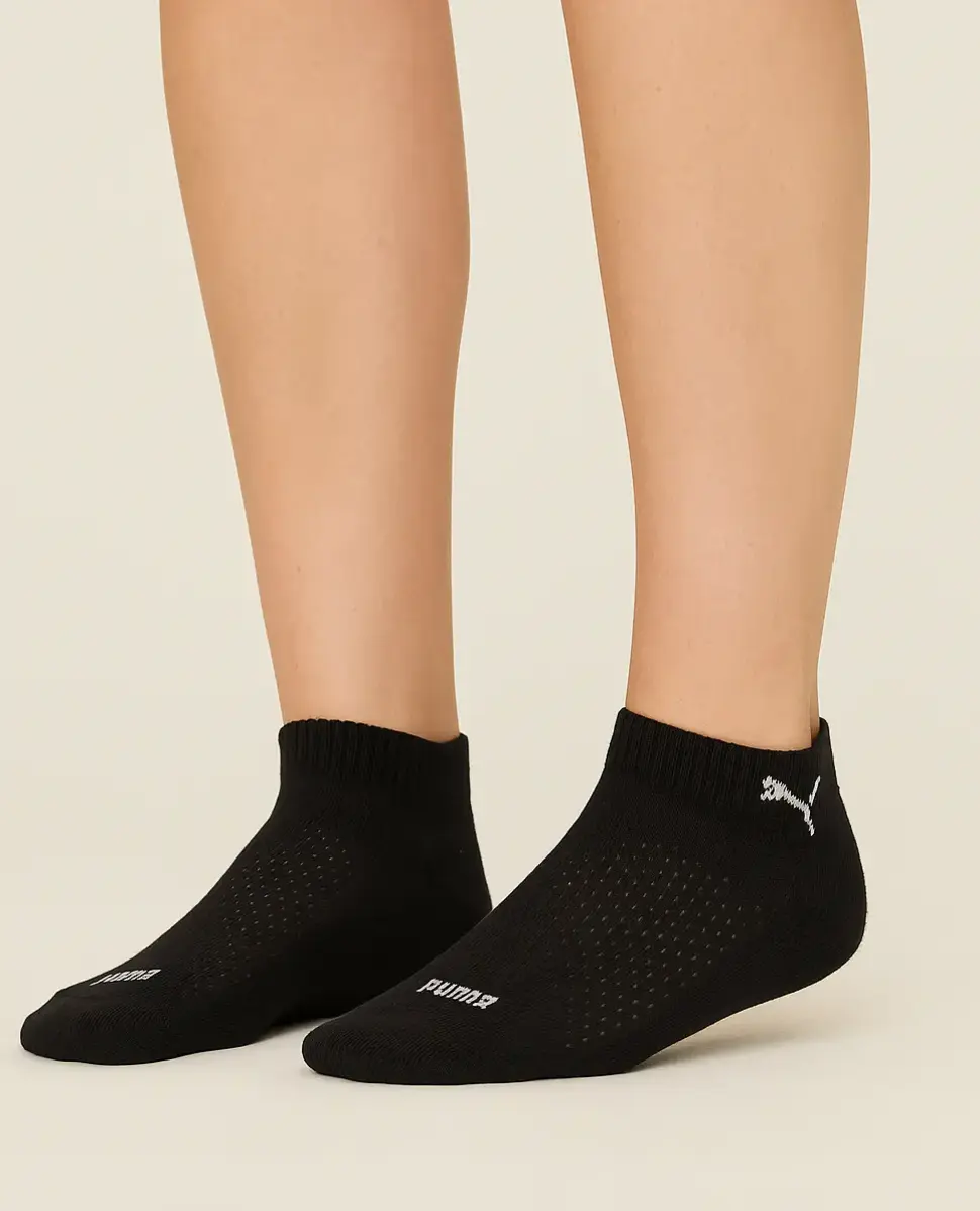 Puma 2-paar ademende Quarter sneakersokken dames - Mesh - Dunne katoenen zomerse sportsokken dames Puma 2-paar ademende Quarter sneakersokken dames - Mesh - Dunne katoenen zomerse sportsokken dames