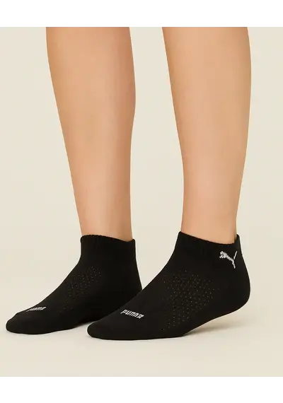 Puma 2-paar ademende Quarter sneakersokken dames - Mesh Puma 2-paar ademende Quarter sneakersokken dames - Mesh