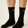 Puma 3-paar Crew sport sokken - Light - Ademende sport sokken dames & heren - Zwart - Wit - Blauw