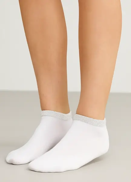 Marcmarcs 2 paar korte sneaker sokken - Glitter