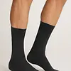 FALKE 3-paar heren wollen sokken - Airport - Hoge wollen kousen - Anti slip sokken - Vliegtuig sokken- Reis kousen