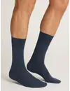 FALKE 3-paar heren wollen sokken - Airport - Hoge wollen kousen - Anti slip sokken - Vliegtuig sokken- Reis kousen